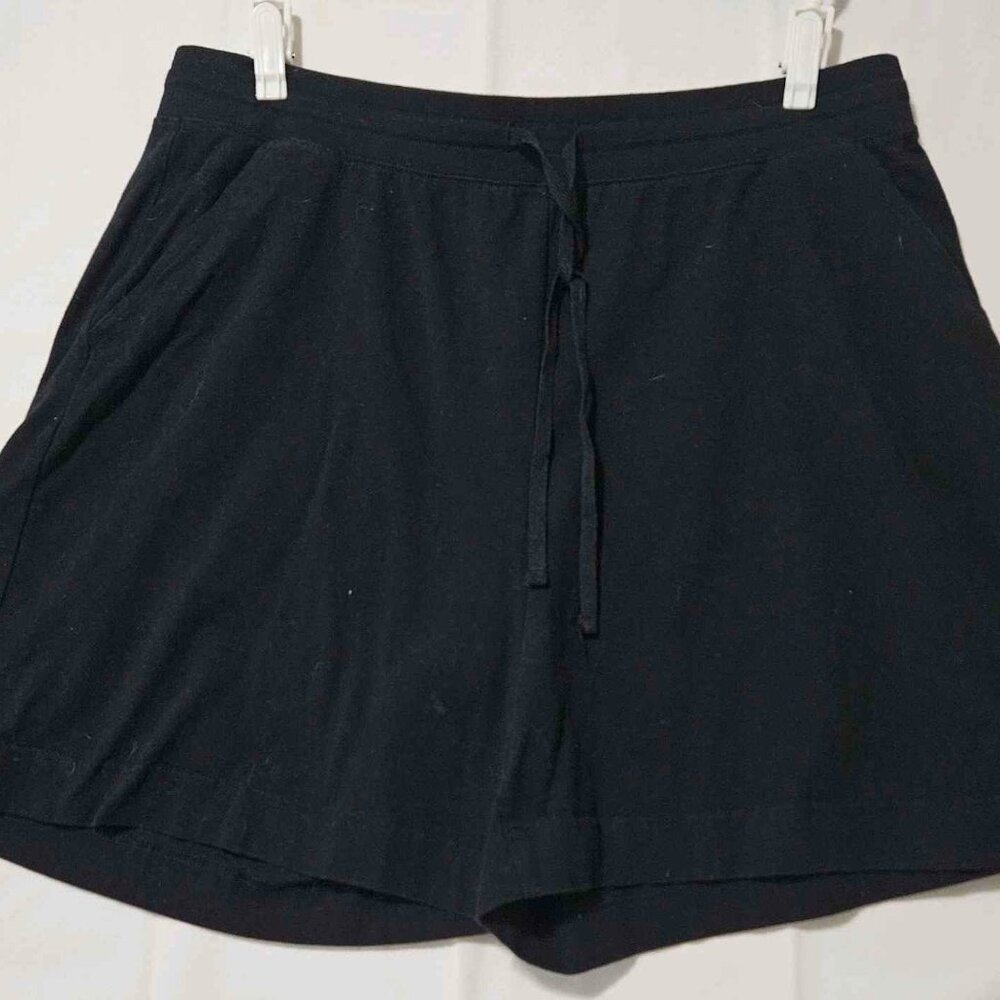 Karen Scott Sport - Women’s Black Cotton Lounge Shorts